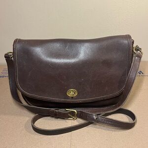 Vintage Coach Leather City Bag 9790